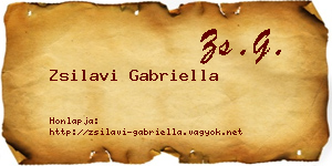Zsilavi Gabriella névjegykártya